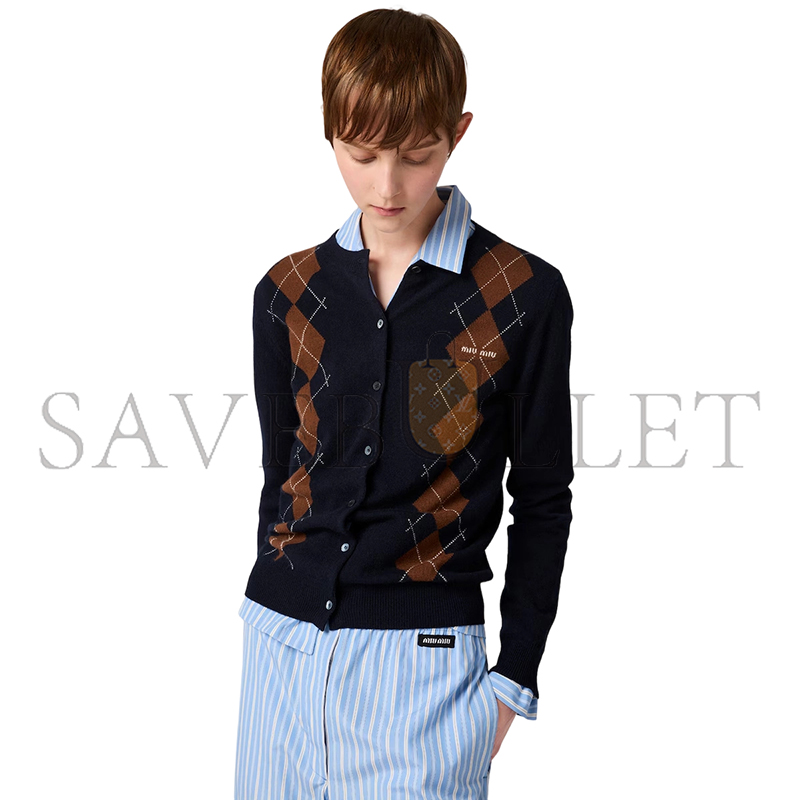 MIU MIU CASHMERE CARDIGAN MMF988